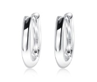 Silver Hoop Earring HO-1692